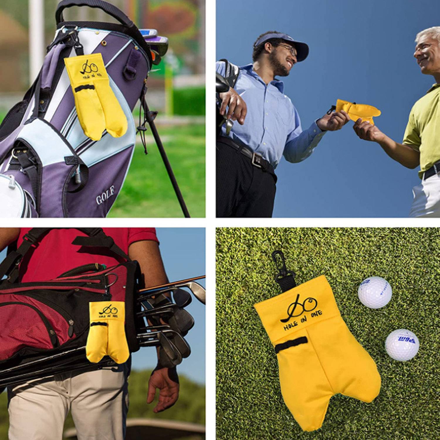 Mini Microfiber Golf Ball Pouch Bag 5