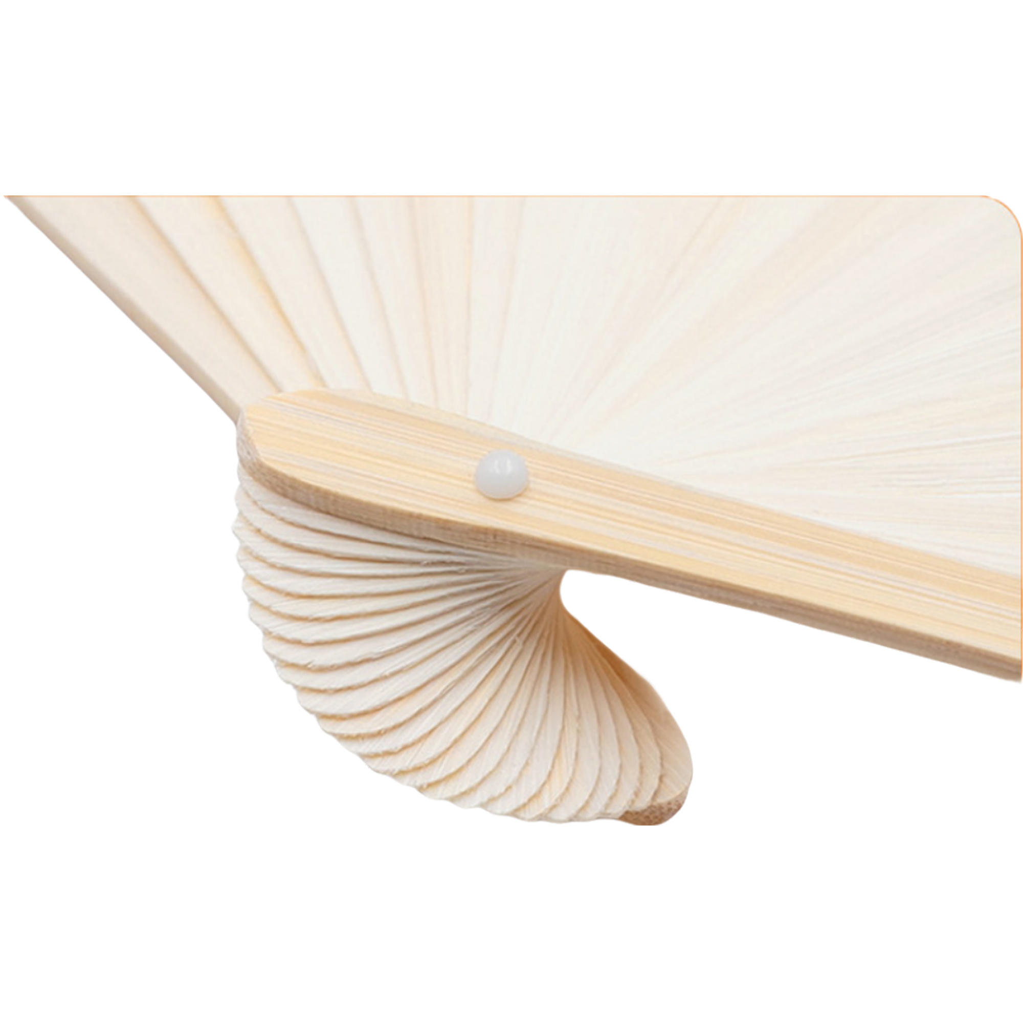 8.3 " Colorful Foldable Bamboo Paper Fan 9