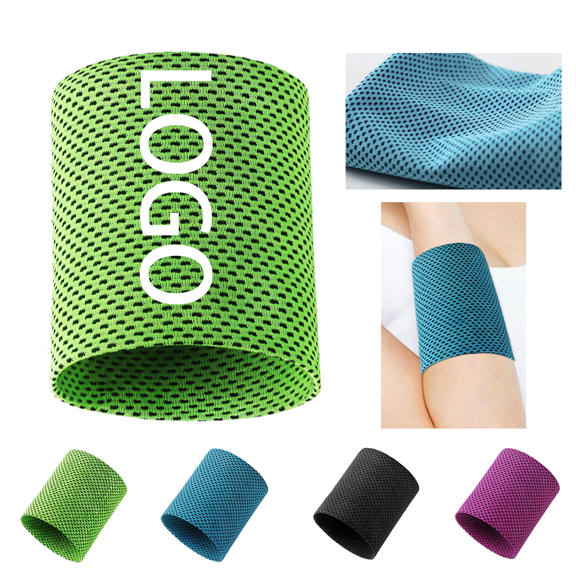 Lightweight Ice Fabric Wrist Guard 3