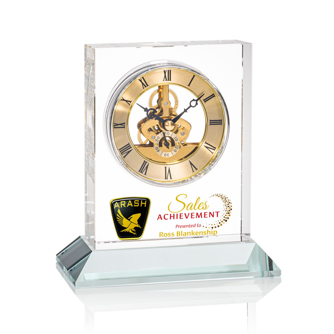 Ashland VividPrint™ Clock on Base - Gold Dial 6