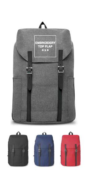 Nomad must haves flip-top backpack, custom backpack with logo imprint 21