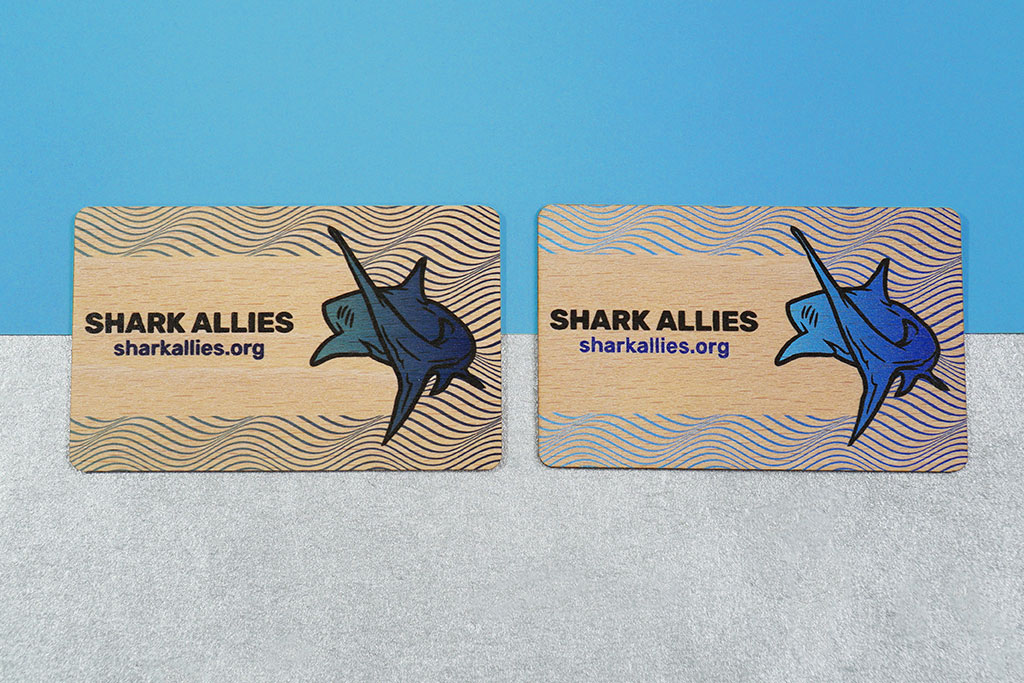 Beech Wood Business Cards 5