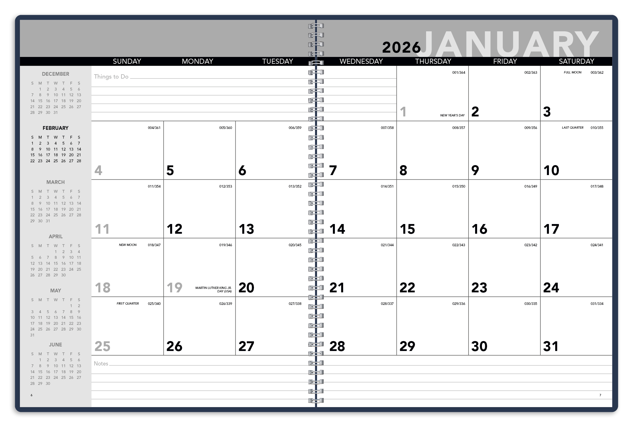 Triumph® Calendars Monthly Planner 4
