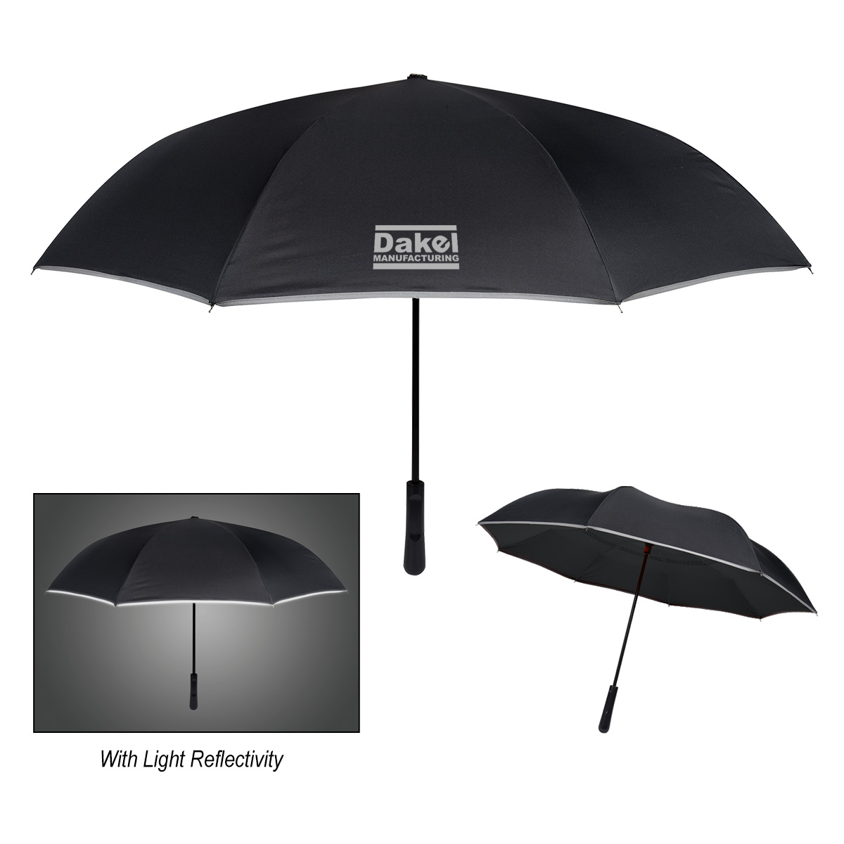 48" Arc Reflective Edge Inversion Umbrella 2