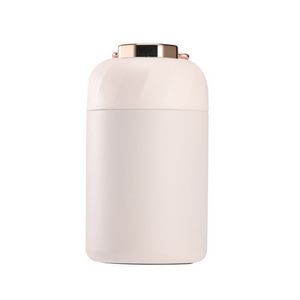 850ml Stainless Steel Food Cup With Double Wall Insulation Foldable Spoon 11