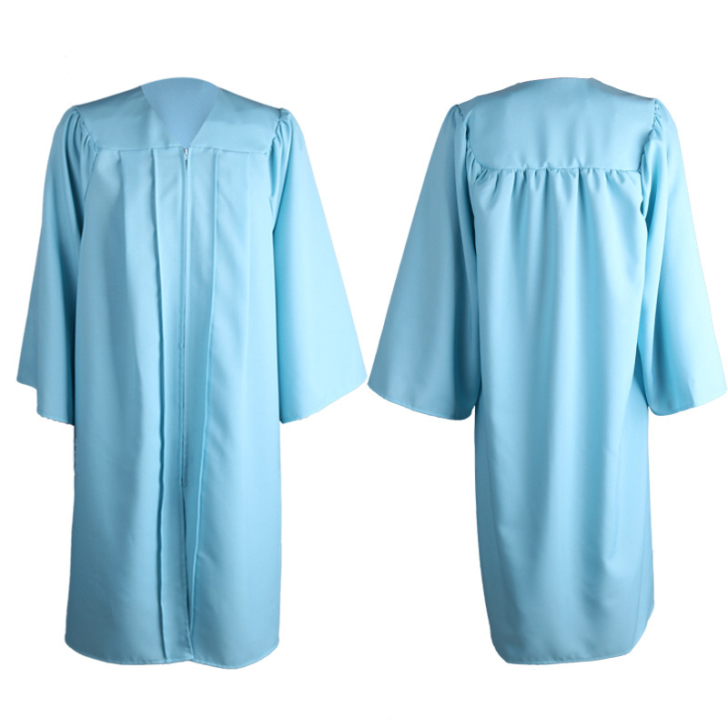 2022 Classical Matte Graduation Gown Cap Tassel Set for High School and Bachelor 2
