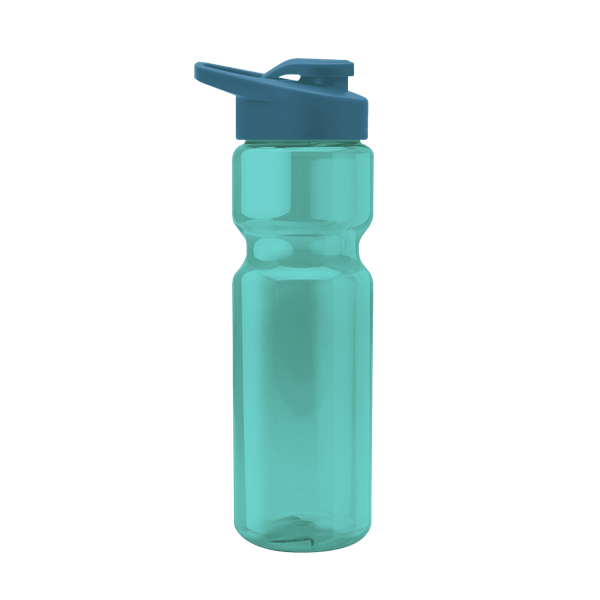 Blazer 28oz Transparent Bike Bottle w/Drink-thru Lid 484