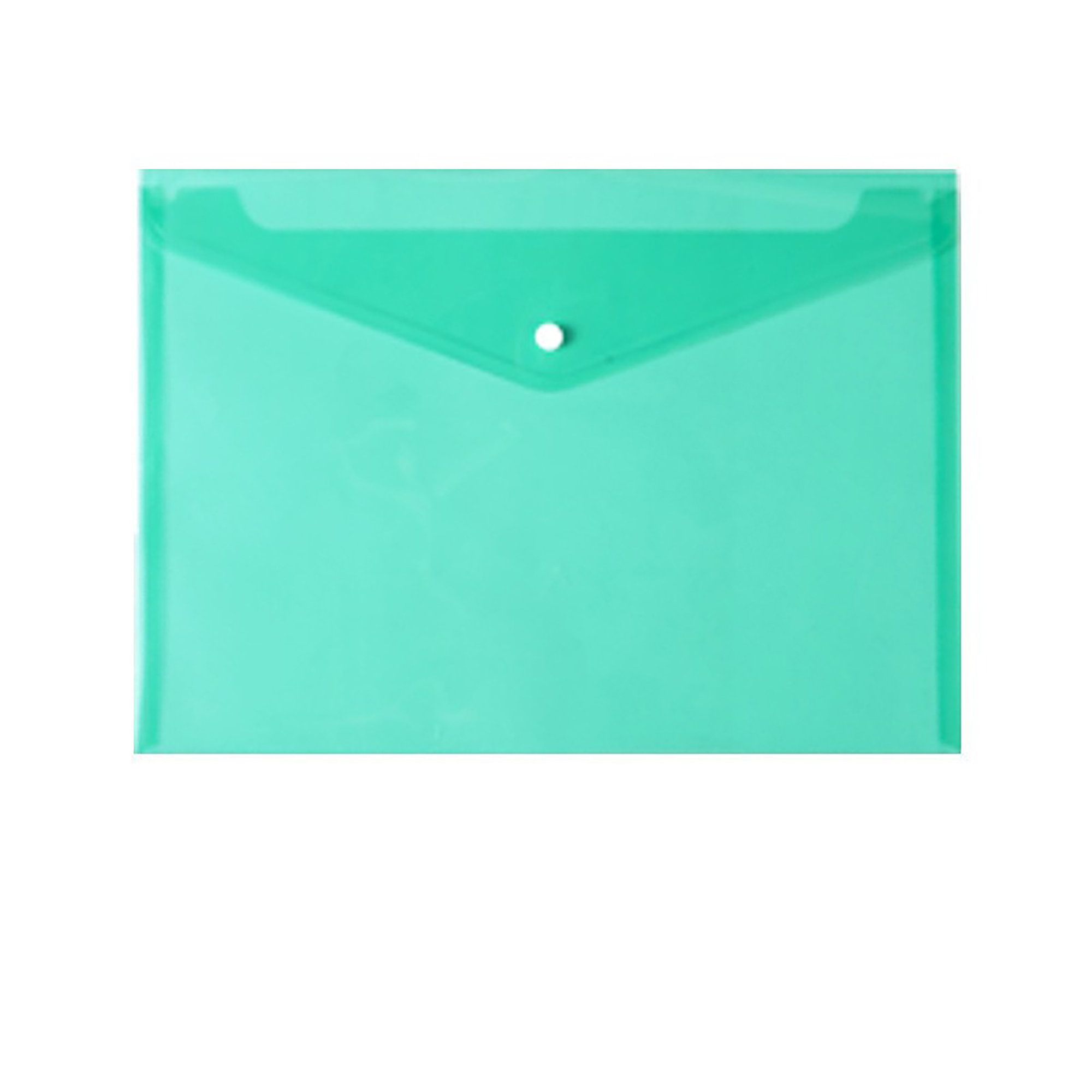 Transparent Snap Button Document Folder Polypropylene 5