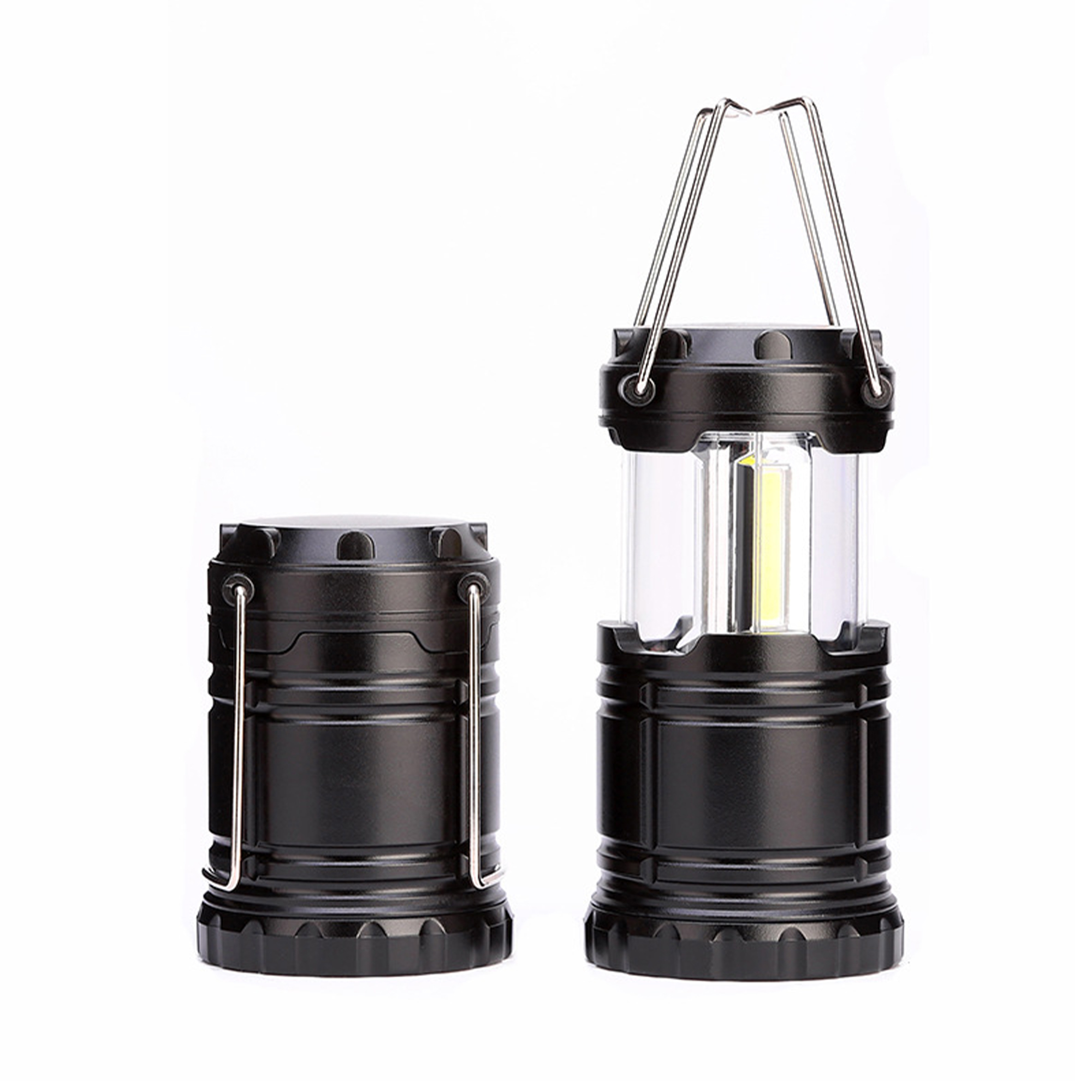 Collapsible Battery Lantern Compact Telescopic Light With Metal Handle 3