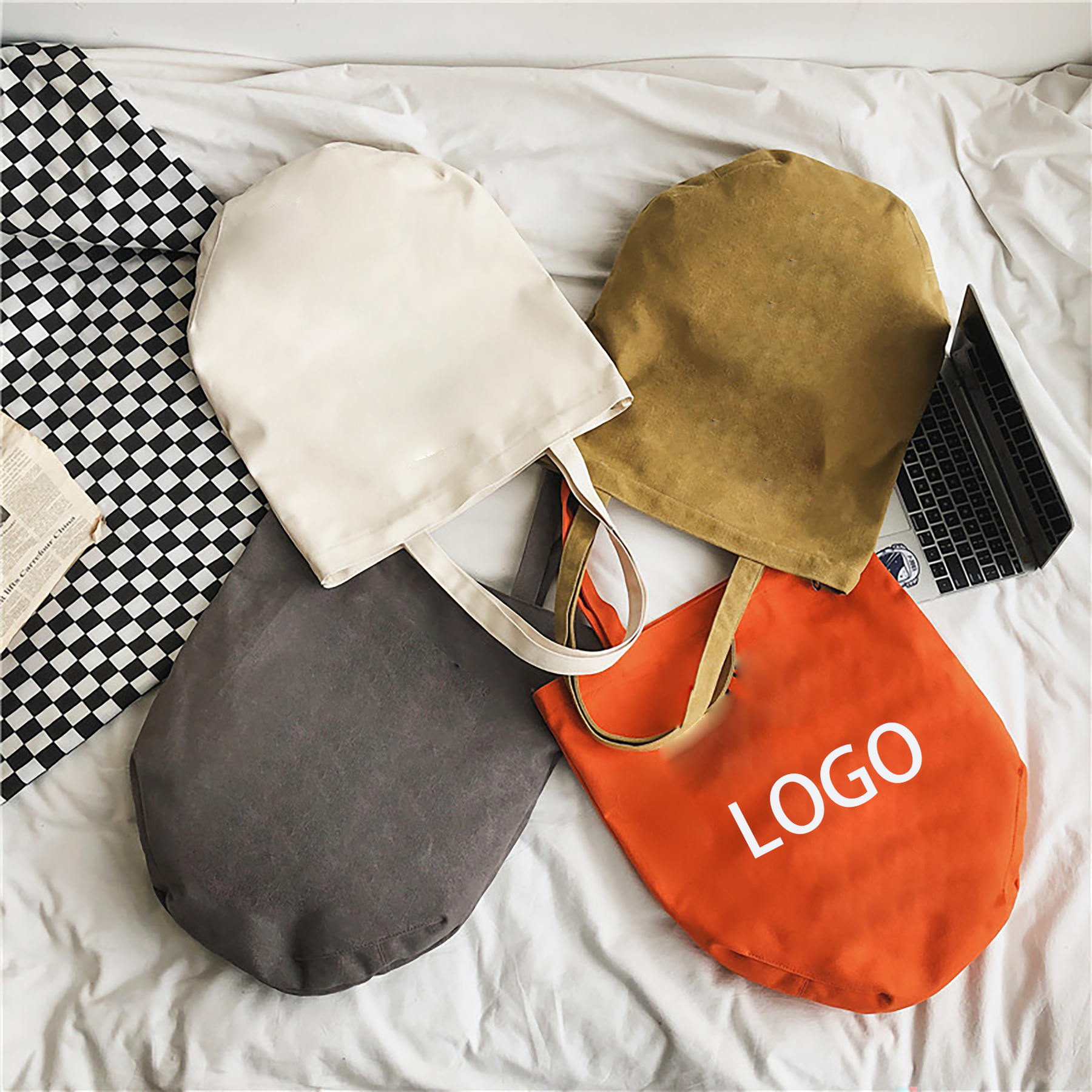 Reusable Grocery Beach Canvas Tote Bag 2