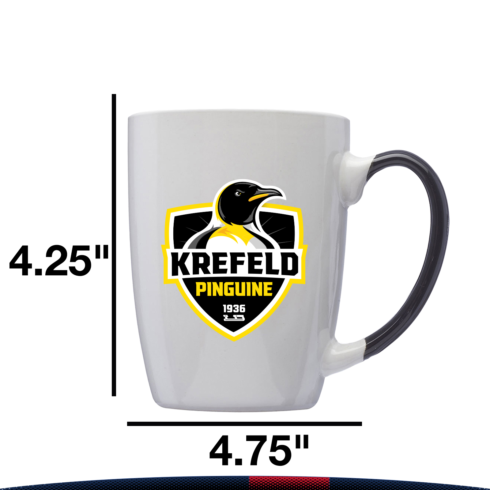 12 oz. Two-Tone Customized Latte Mugs 1