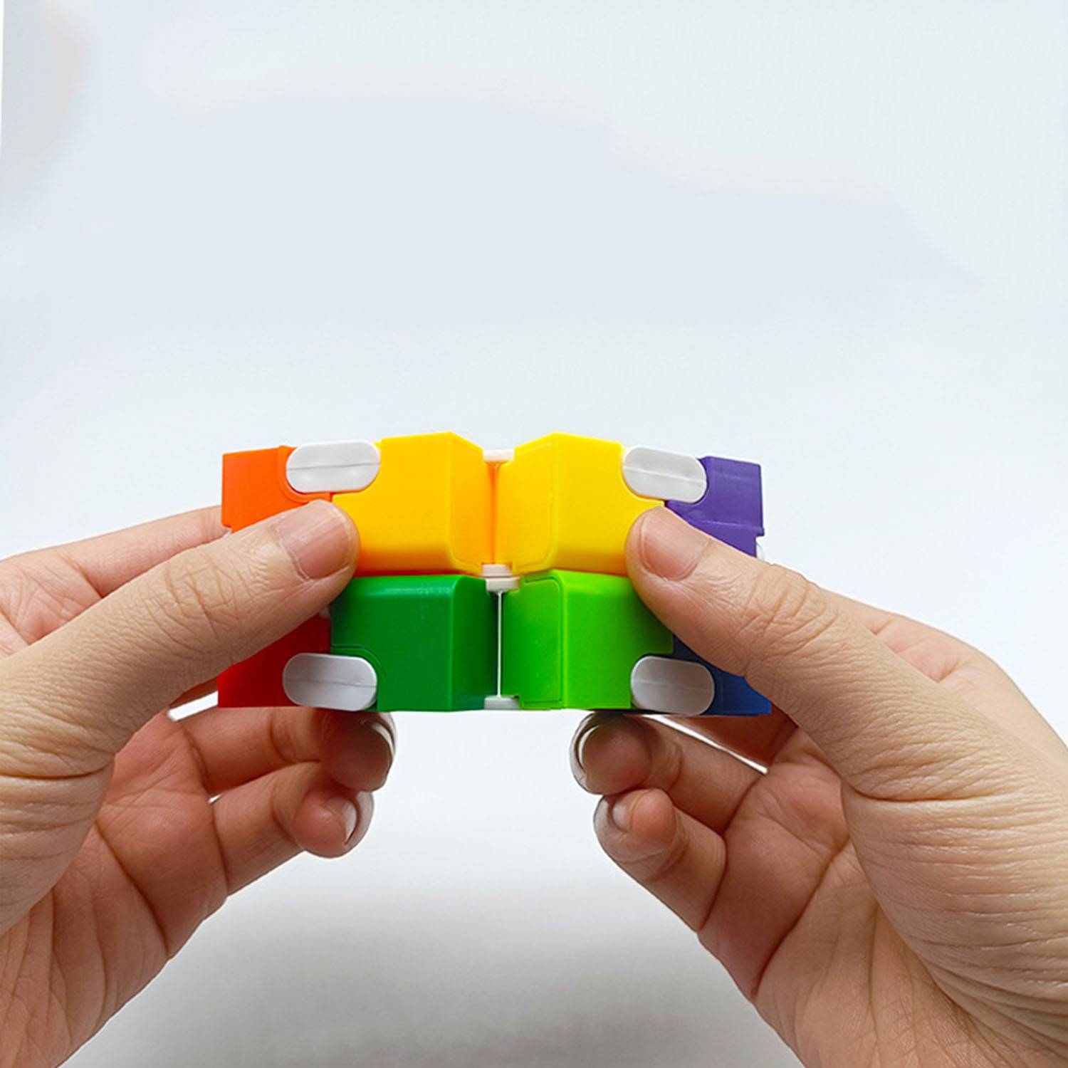 Rainbow Magic Puzzle Flip Cube Finger Fidget Toy 6