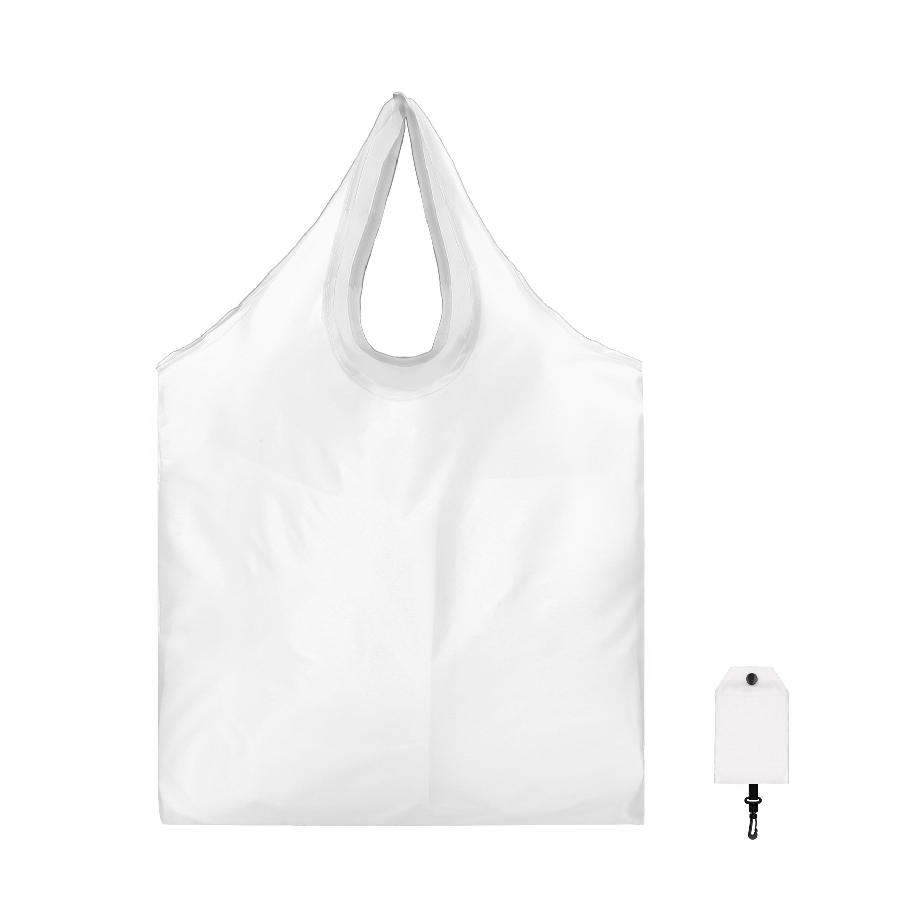 Reusable Fold-Up Shopping Tote Bag (14.96"W X 22.83" H) 1