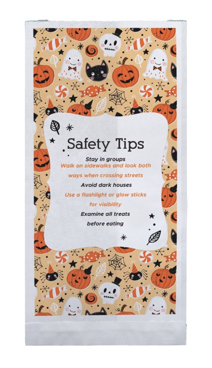 Halloween Scatter Design 3 Merchant Paper Bag (5" x 10" x 2") 1