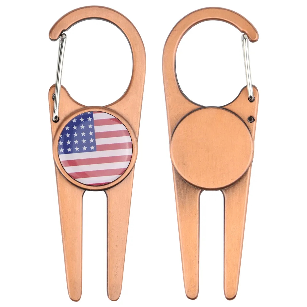 Metal Clip Divot Tool with Ball Marker 4