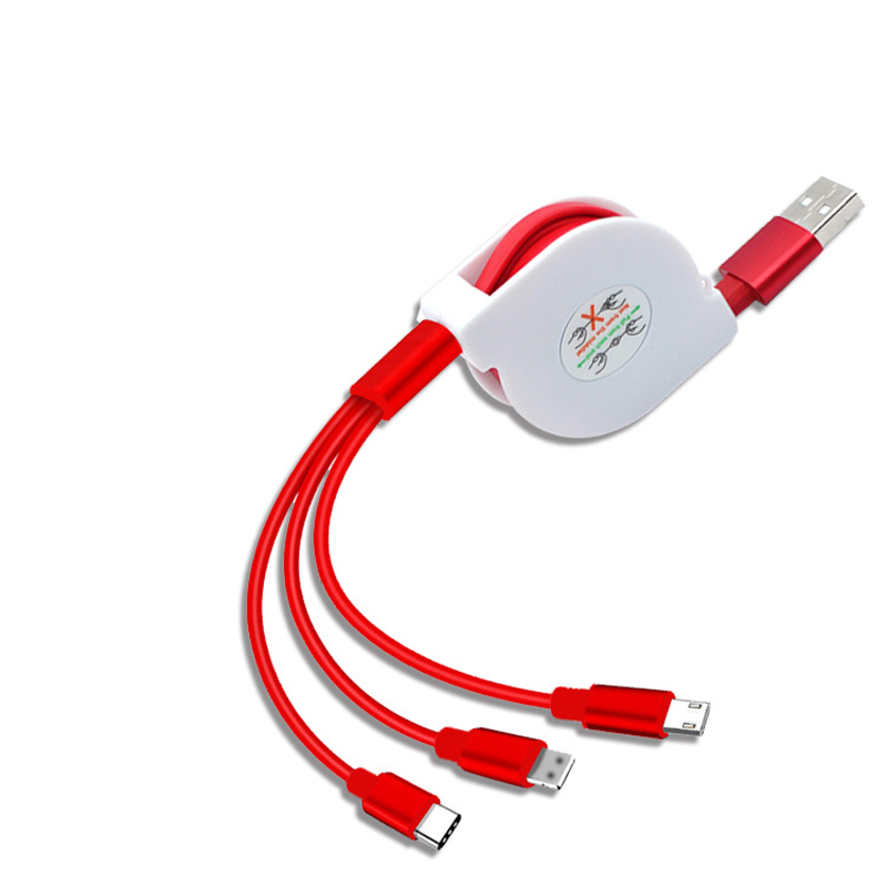 Retractable 3 in 1 Multiple Fast Charge Cord Adapter 6