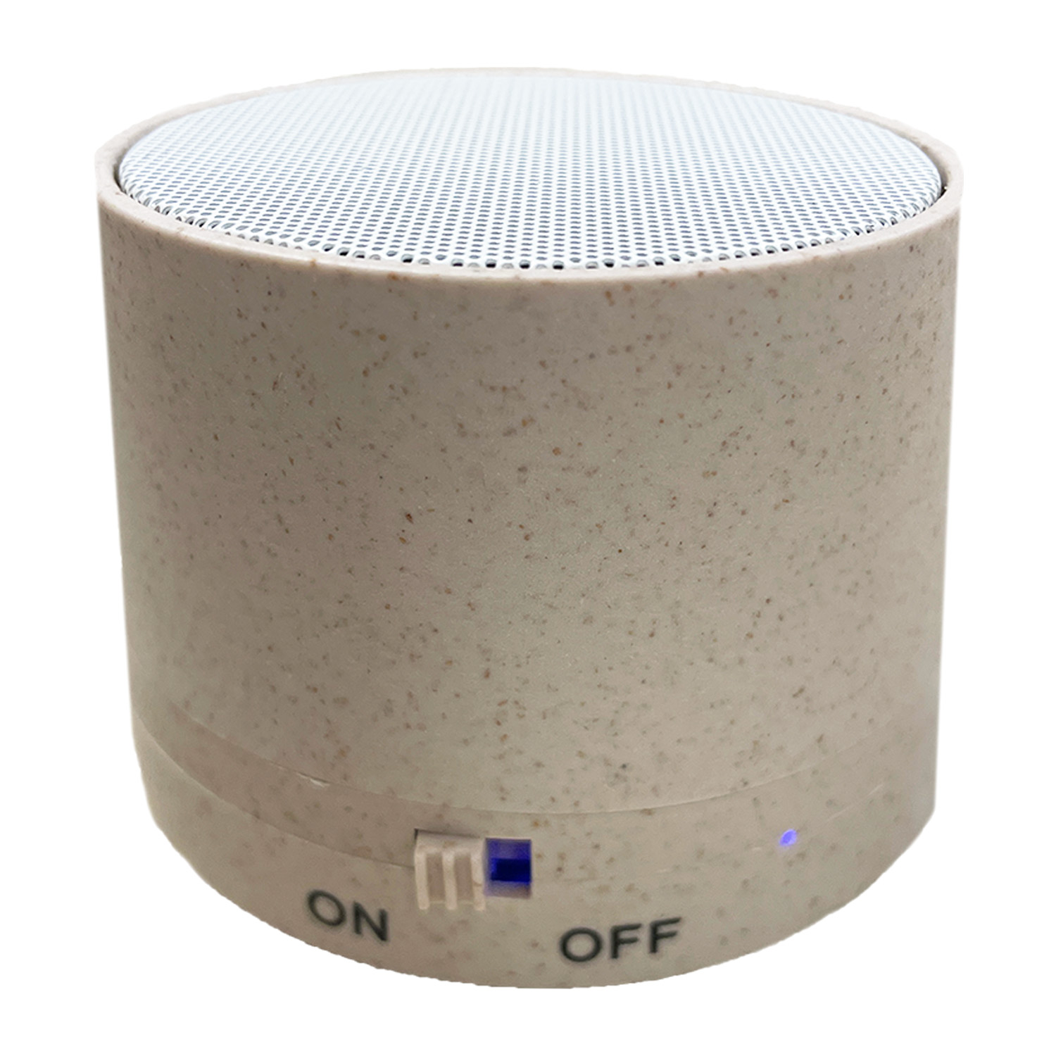 Eco-Friendly Wheat Fiber Round Bluetooth Speaker 3