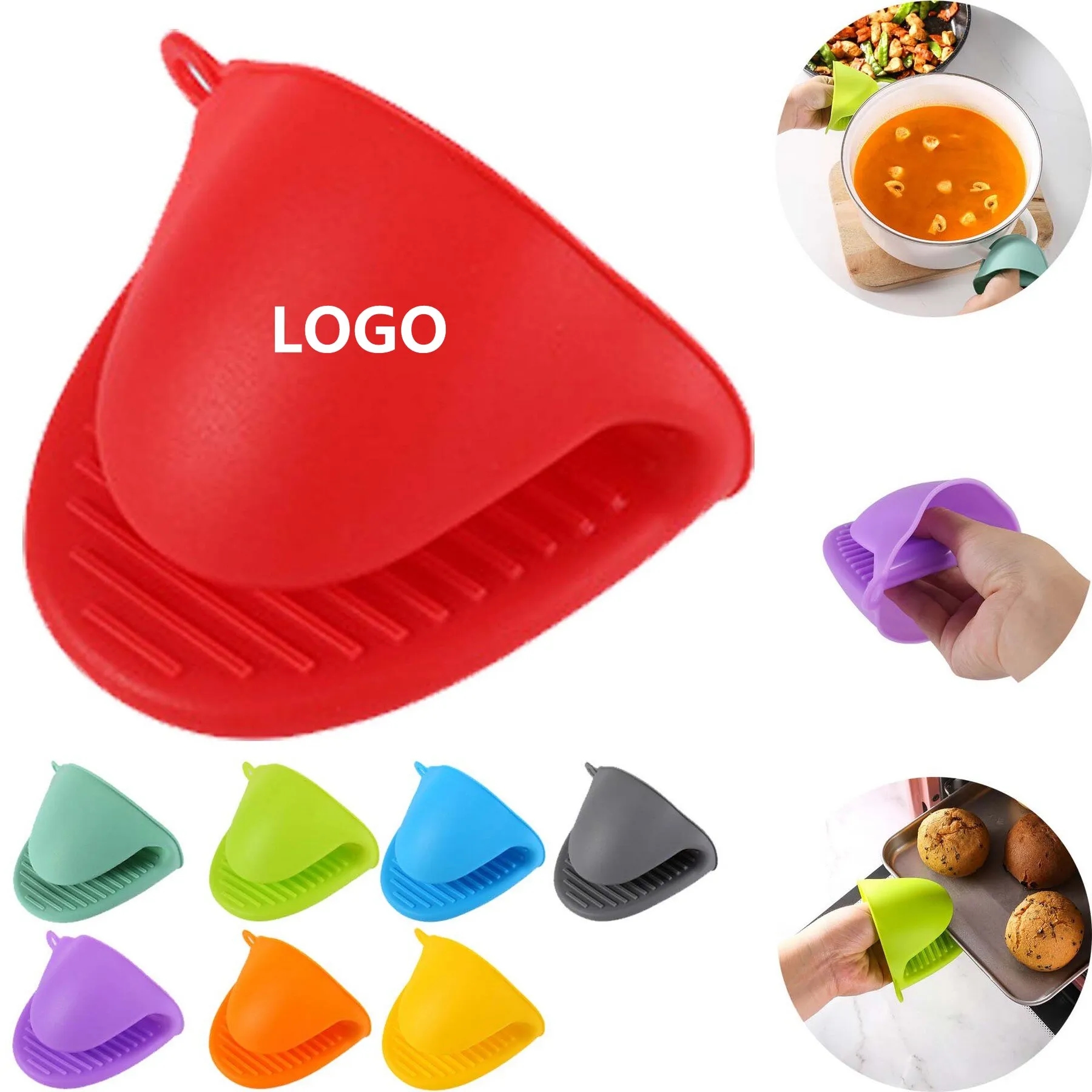 Heat resistant and heat-resistant silicone hand clip 2