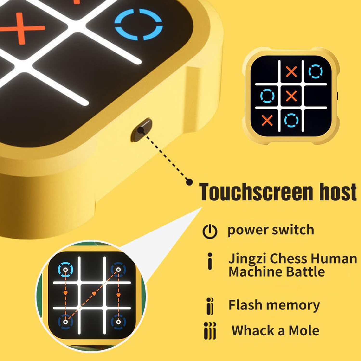 Electronic Tic Tac Toes Bolt Game 7