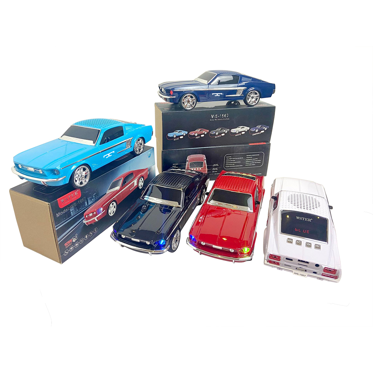 SonicWave Drive Fastback Muscle Car Bluetooth Speaker 15