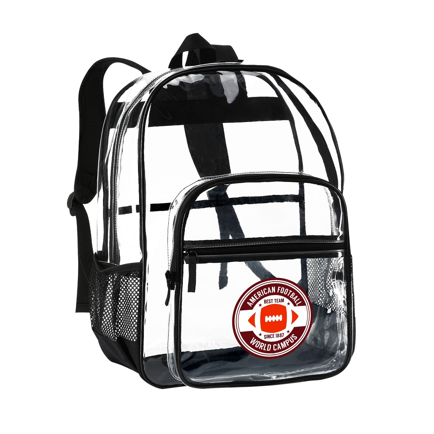 Transparent School Backpack 0.4mm 17.3" 2