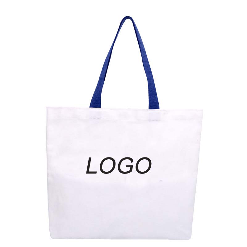 Customize Single Shoulder Canvas Tote Bag, custom tote bag with logo imprint 6