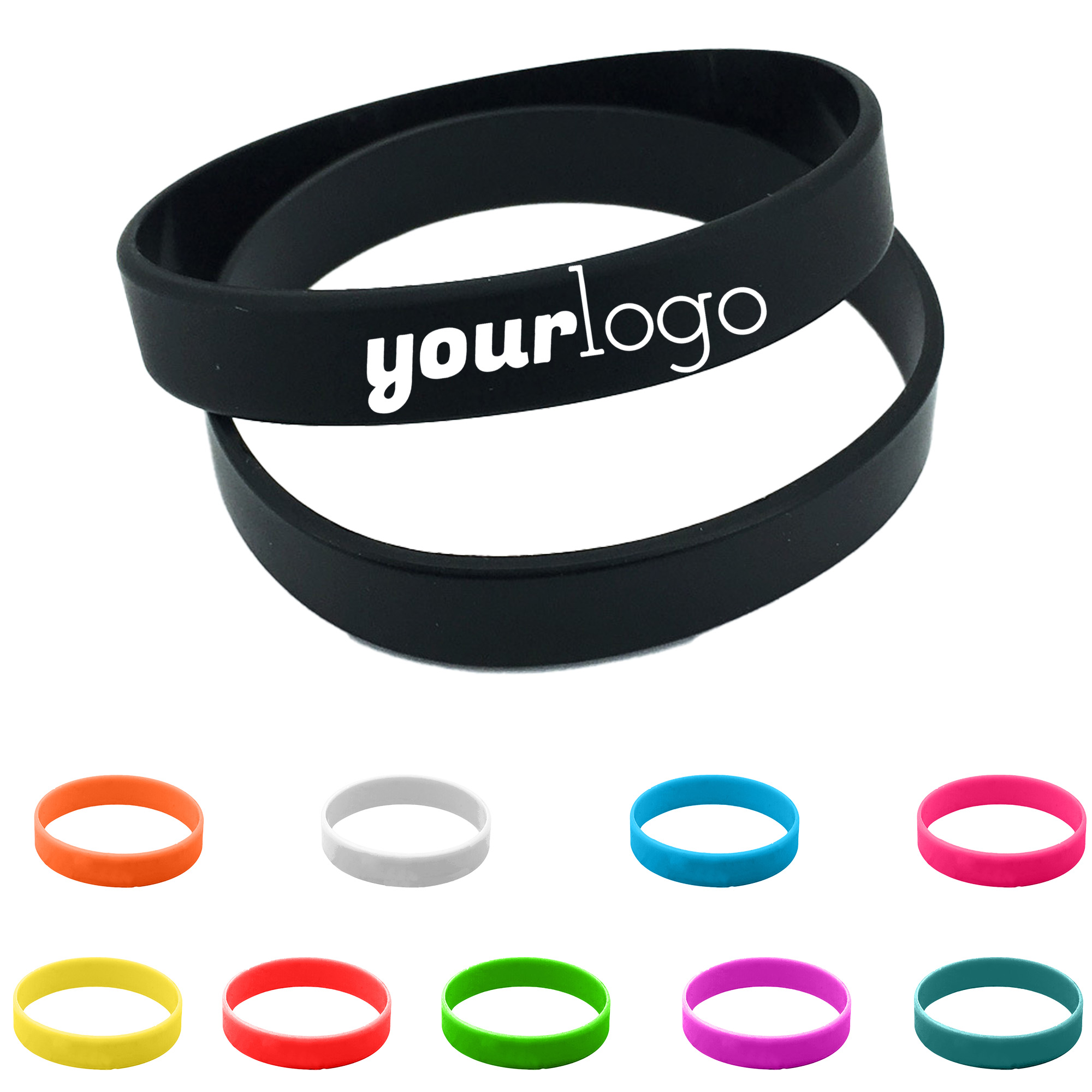 Eco-Friendly Custom Silicone Bracelets for Awareness 20