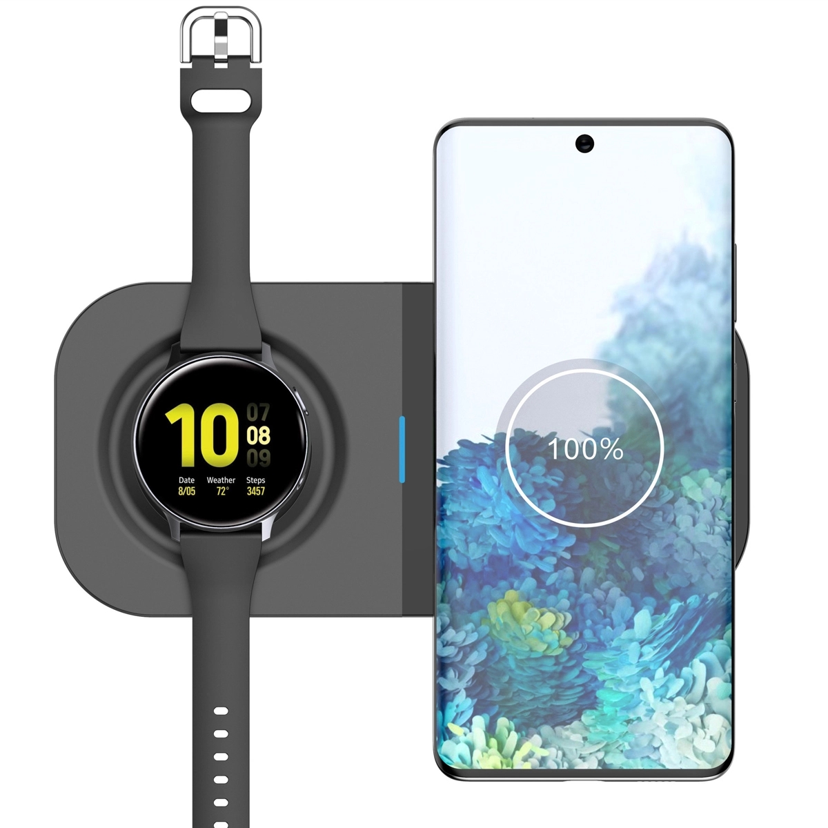 2 in 1 Fast Wireless Charger Station 3