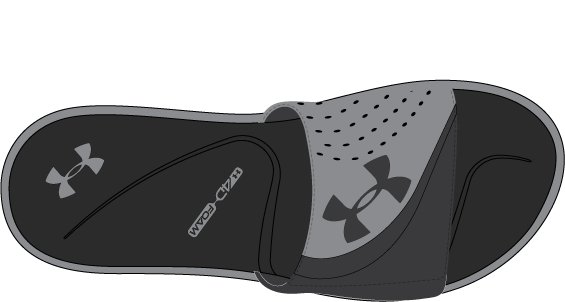 UA Ignite VI Boys' Slides 10