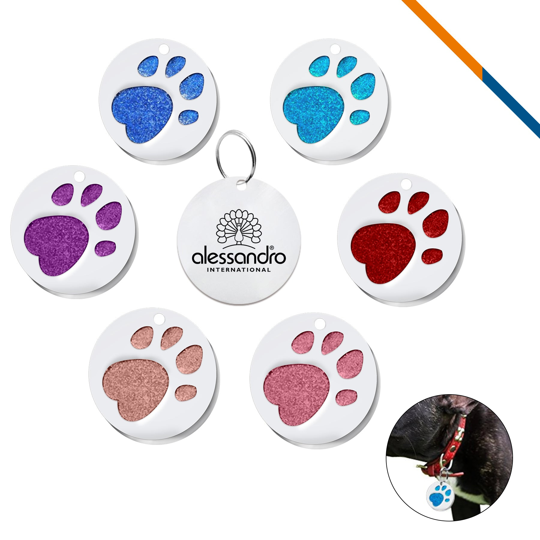 Crystal Paw Tags 2