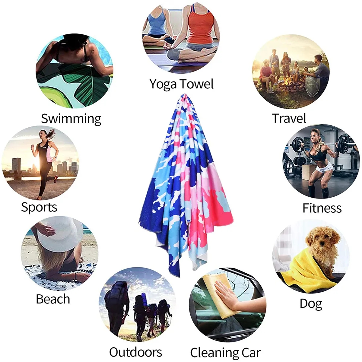 Square Beach Towel 4