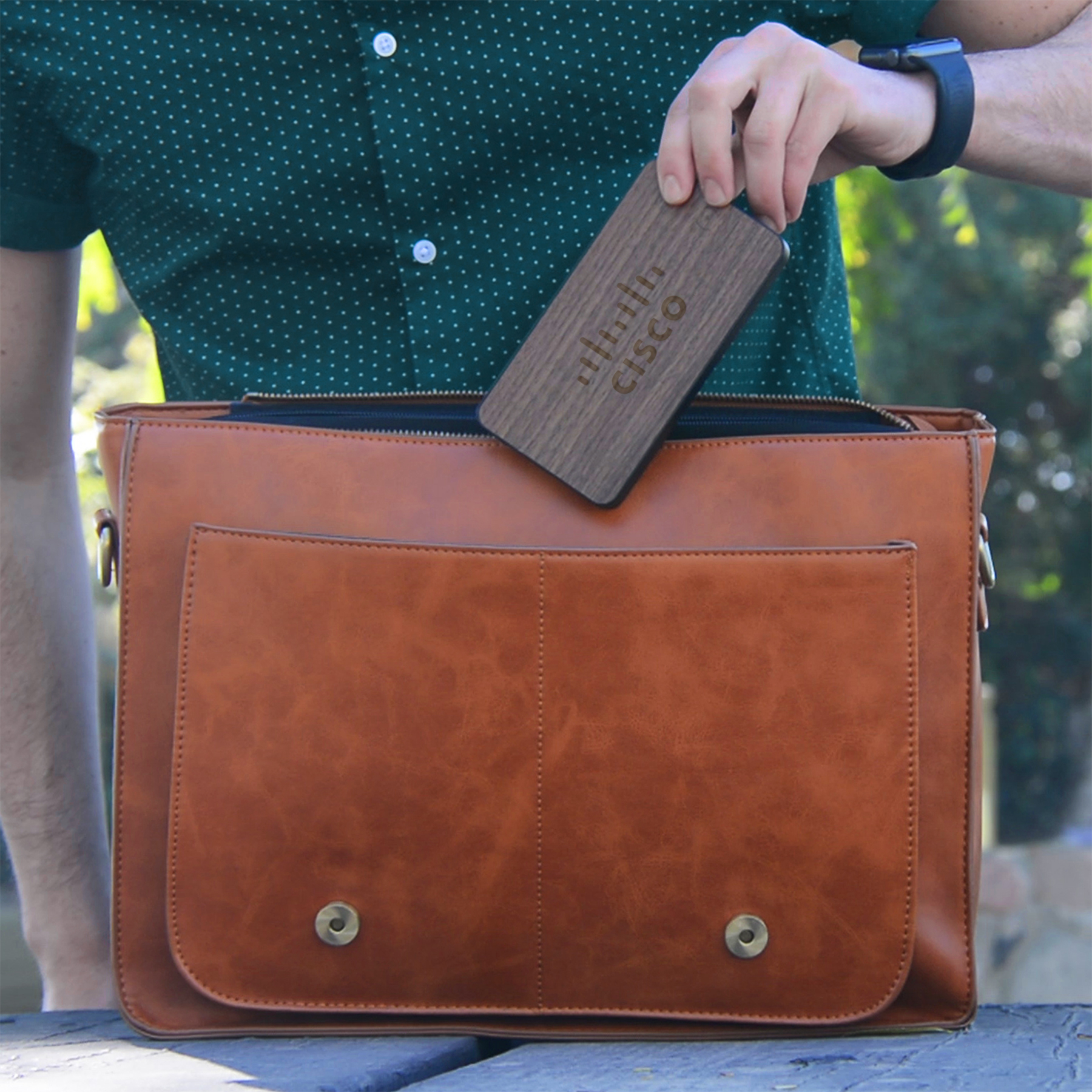 Sequoia 2 Eco Friendly Wood Qi Power Bank