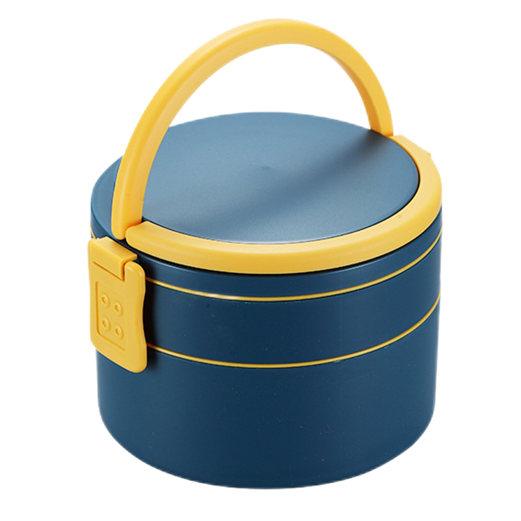 Double Layer Round Bento Box 4