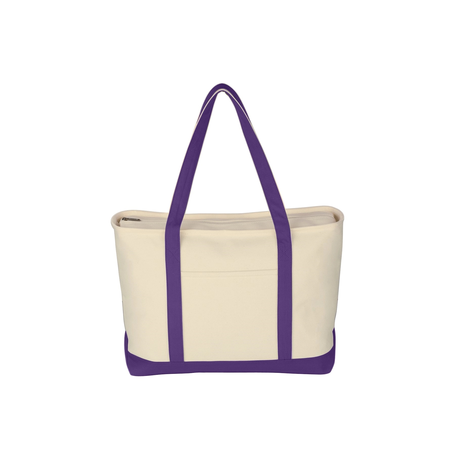 Large Cotton Canvas Boat Tote Bag, custom tote bag with logo imprint 6
