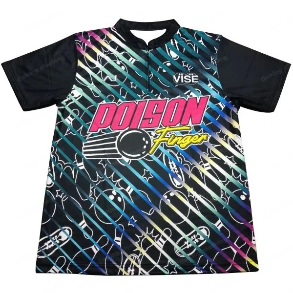 Custom Sublimation Bowling Jersey 4