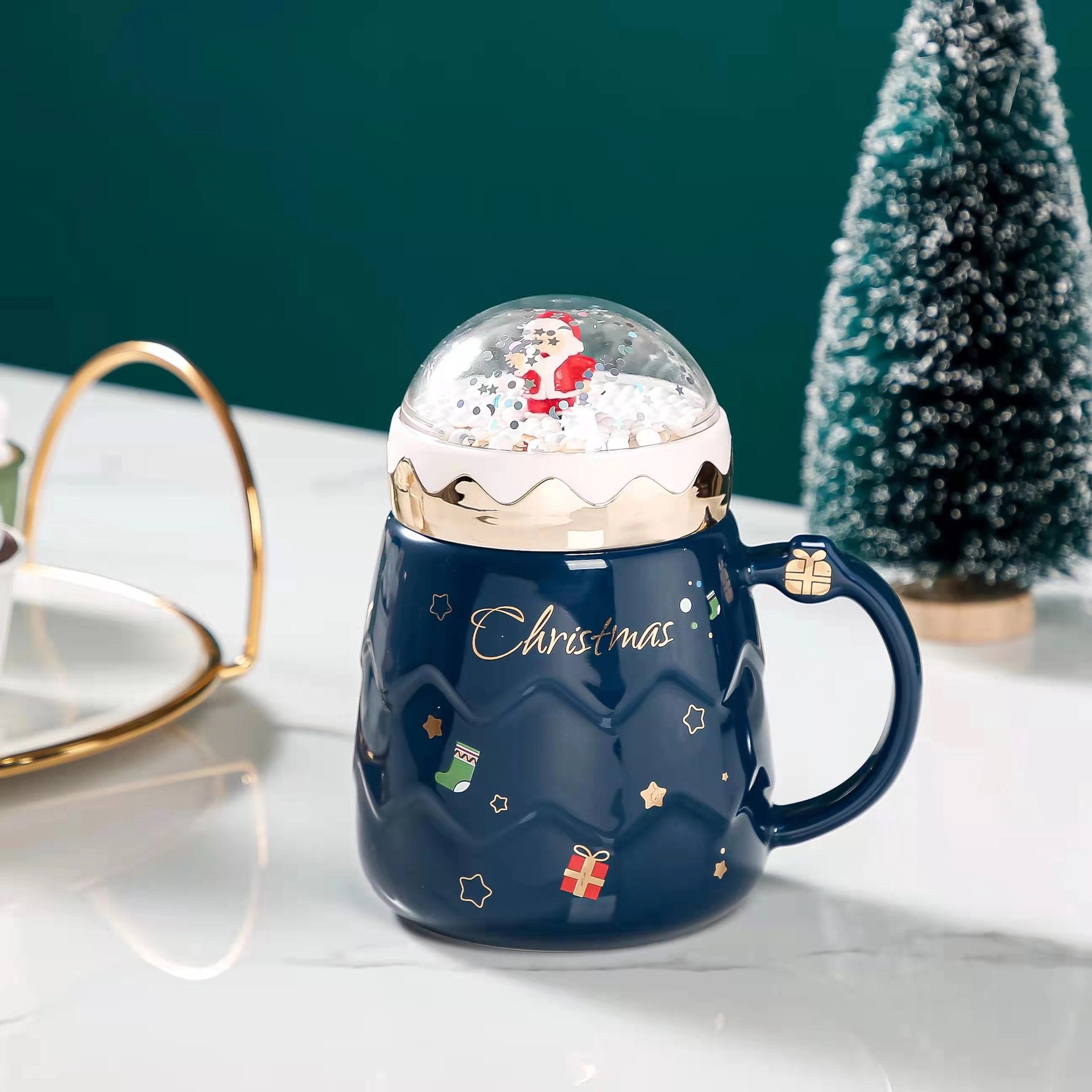 Merry Christmas Santa Clause Cups Mug 1