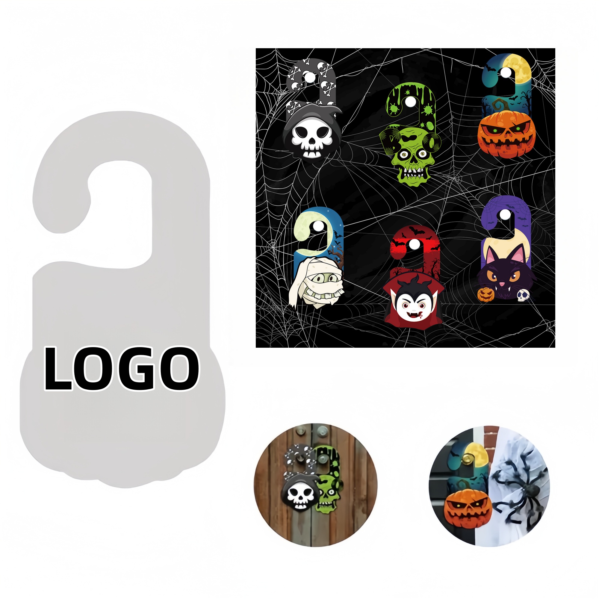 Halloween door hanging party decoration door handle pendant