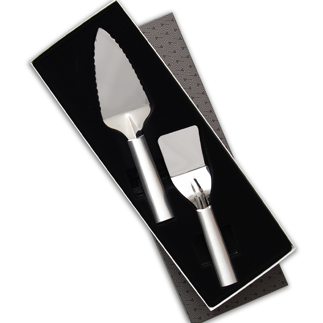 Serving Gift Set w/Silver Handle 6