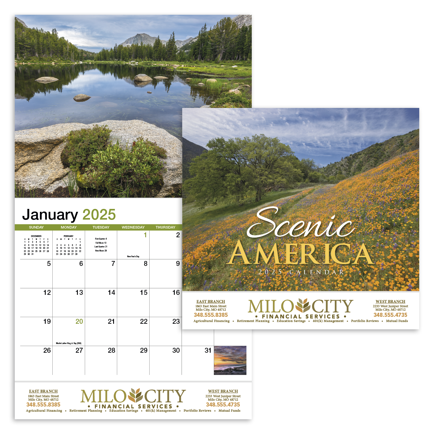 HotLine® Products Scenic America® Appointment Calendar - Stapled 9