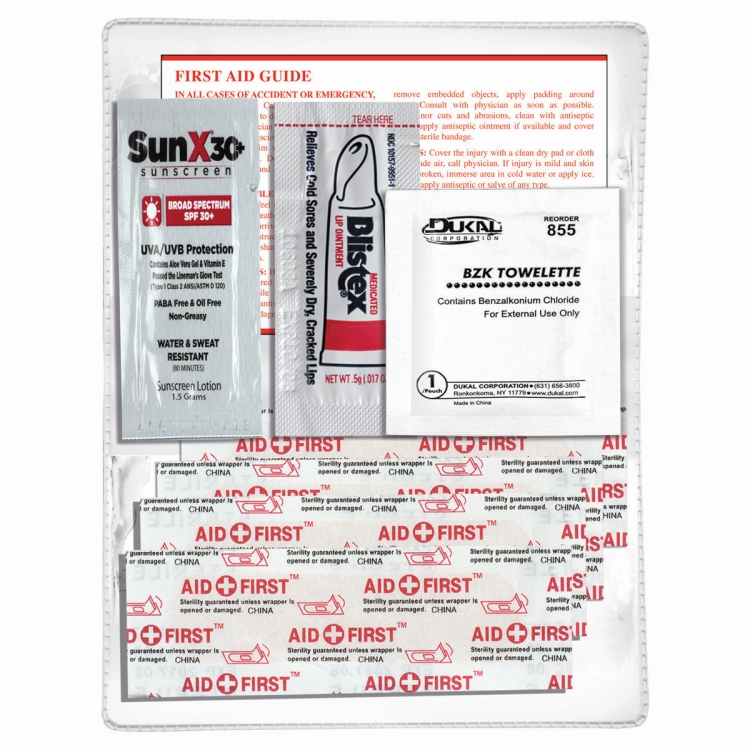 "SUN-IS-FUN" 8 Piece Sun Relief First Aid Kit 8