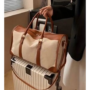 Large Capacity Canvas Portable Weekend Travel Bags 2