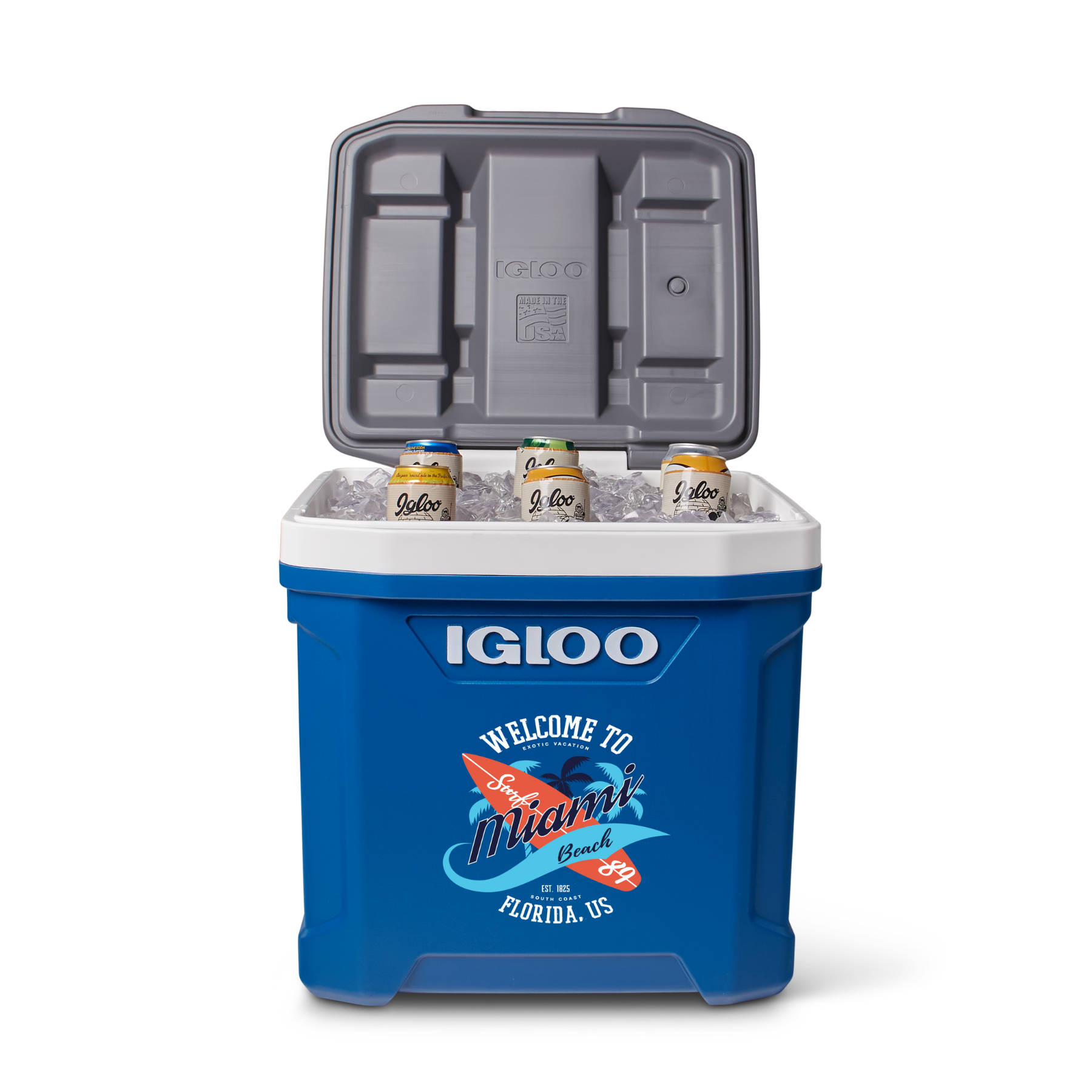 IGLOO LATITUDE 60 QT ROLLER COOLER 12