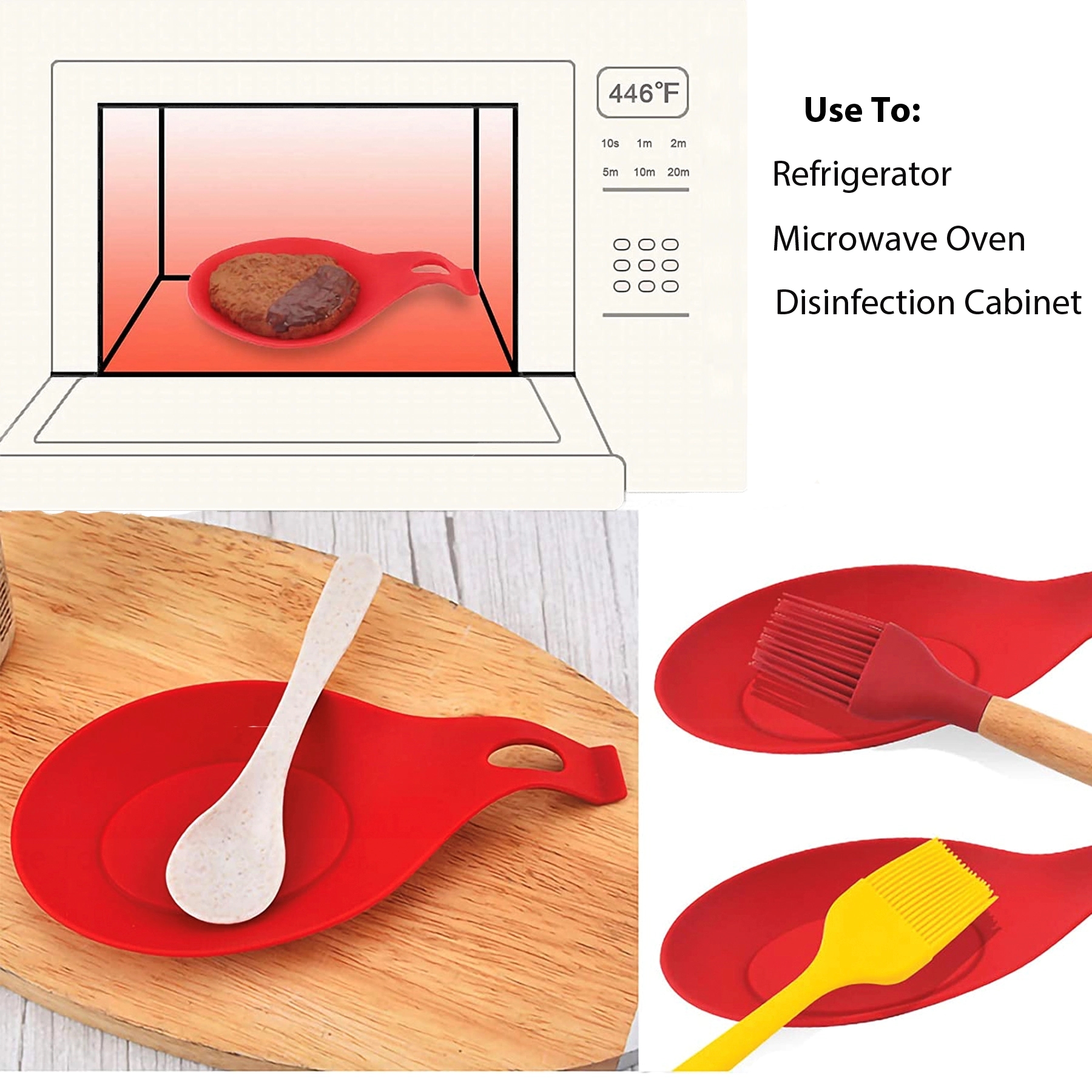 Kitchen Silicone Spoon Rest 3