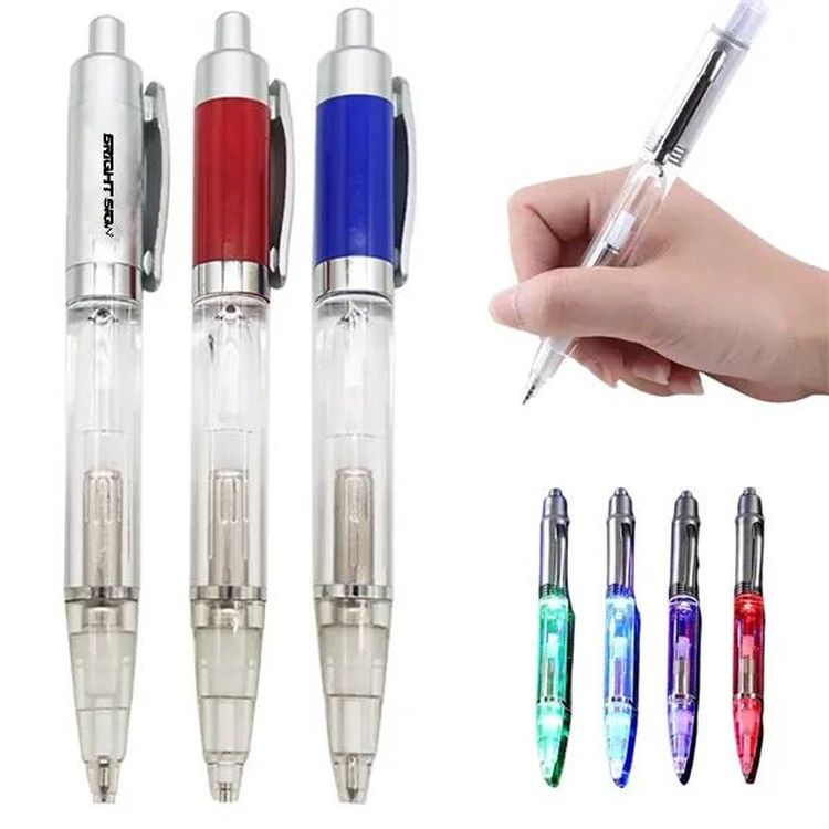 LED Tip Light-Up Ballpoint Pen  Glow-in-the-Dark Writing 1