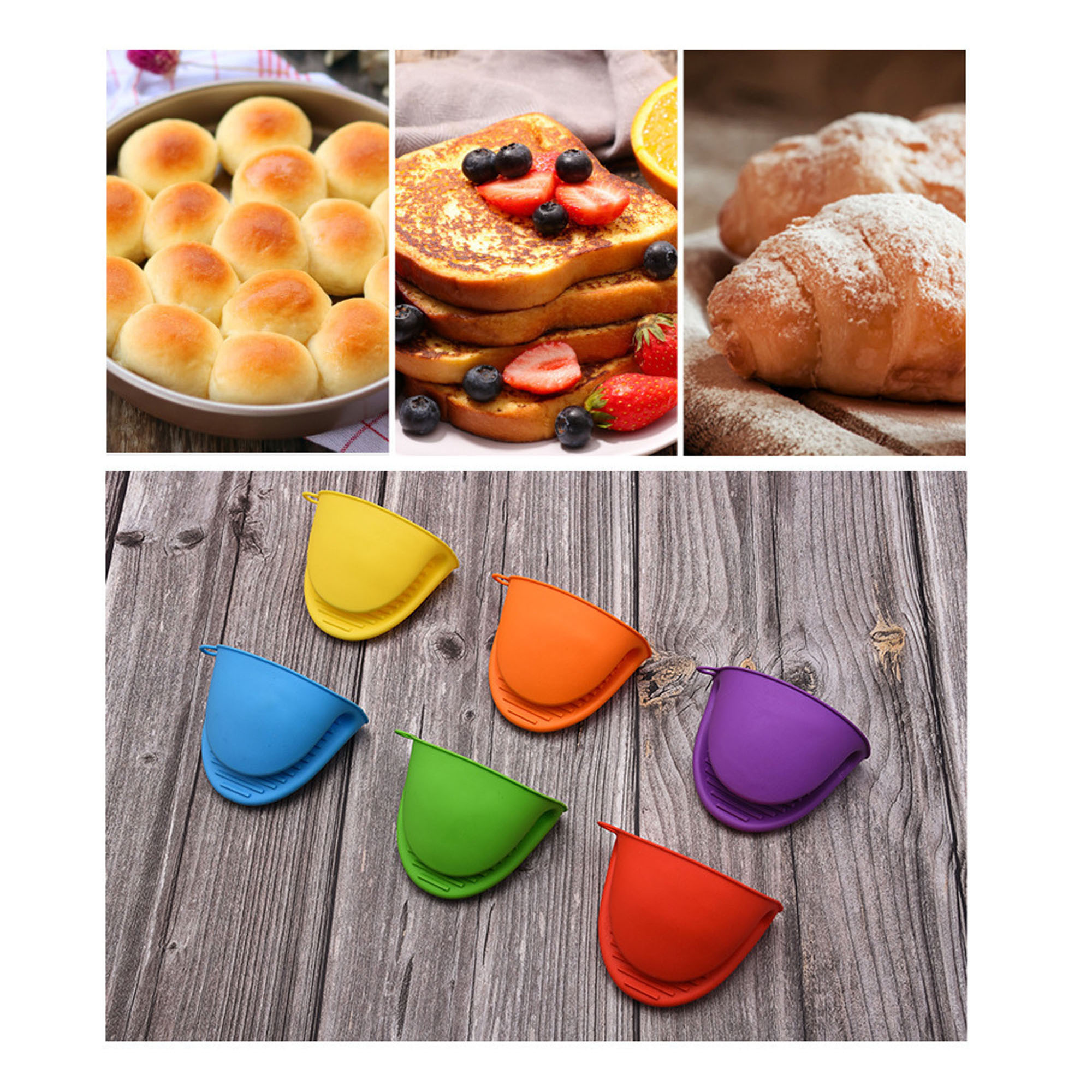 Durable Silicone Pinch Mitts for Cooking Safety 4