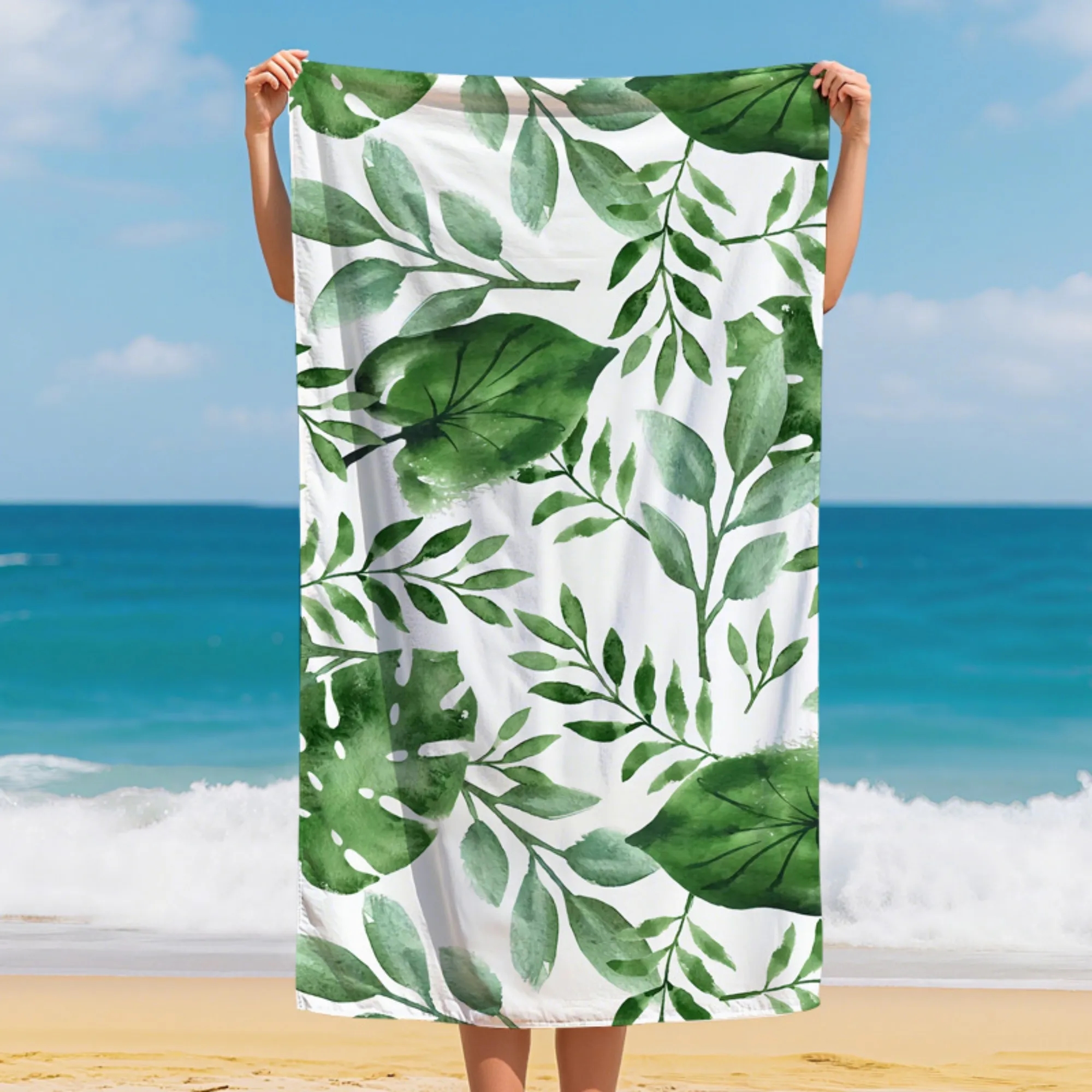 Microfiber printed beach towel 2