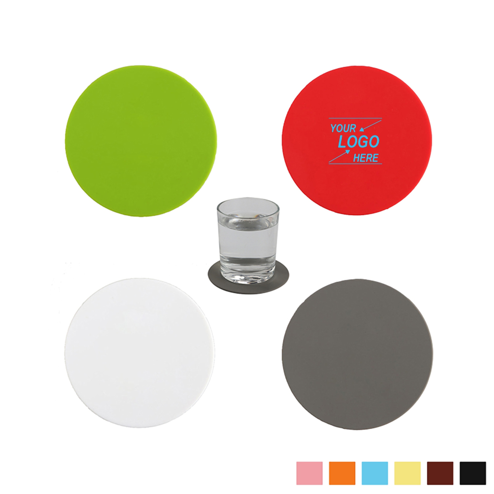 Round Silicone Coaster