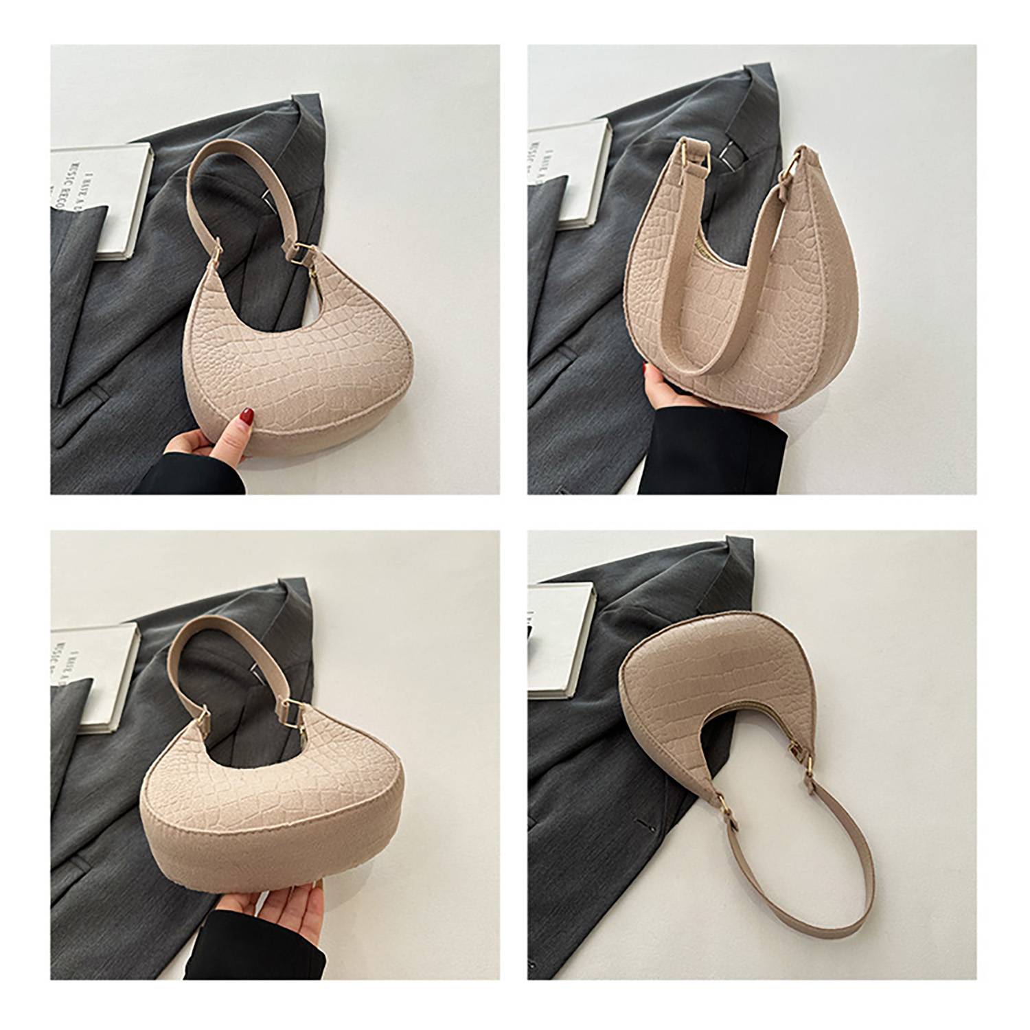 Ladies' Stone Pattern Handbag 2