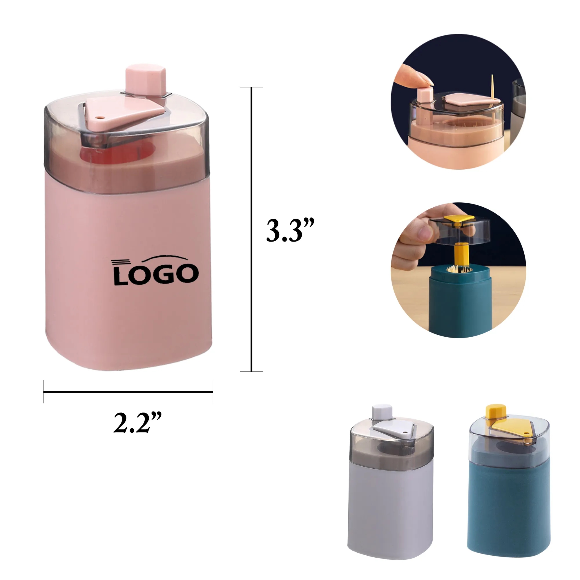 MOQ50 Automatic Pop up Toothpick Dispenserk " 6