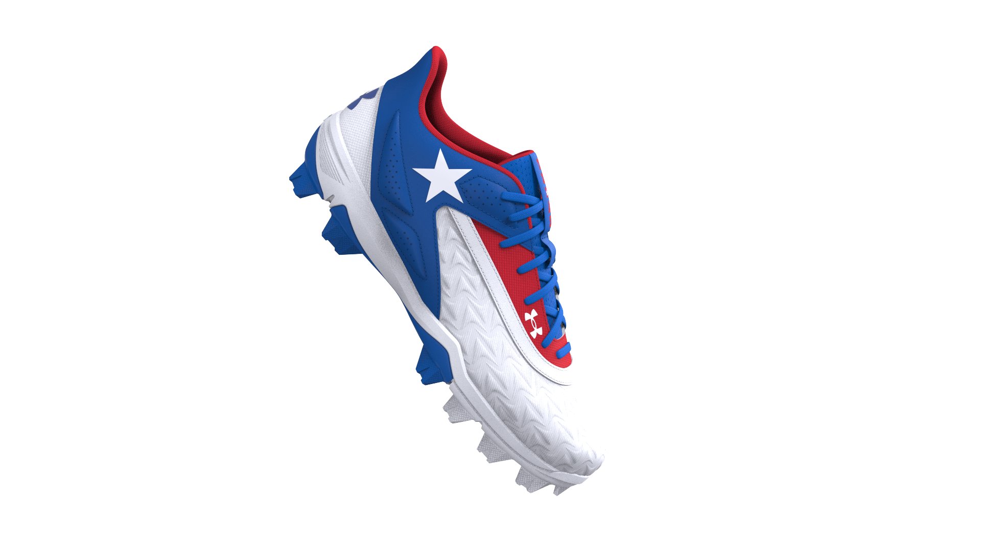 UA Leadoff Low RM Texas Jr. Boys' Baseball Cleats 2